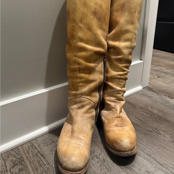 Bed Stu Manchester Tan Leather Knee-High Boots - Picture 4 of 6